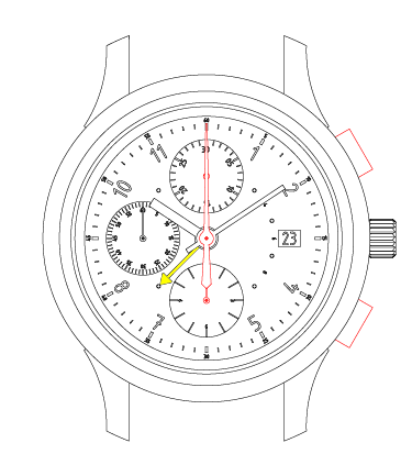 Chronographe LJP8130-1